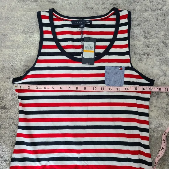 Tommy Hilfiger Striped Jersey Maxi Dress Size S - Picture 5 of 8